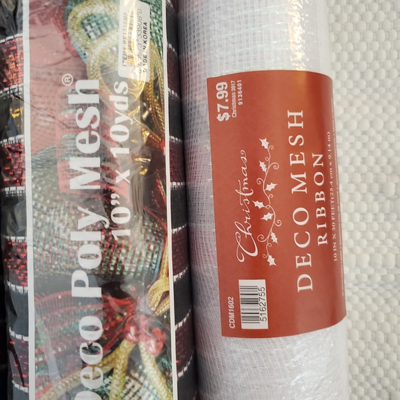 Deco Poly Mesh Ribbon Set - Picture 2 of 4